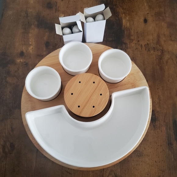 NWT appetizer entertaining set RAYMOUR & FLANIGAN - Picture 5 of 13